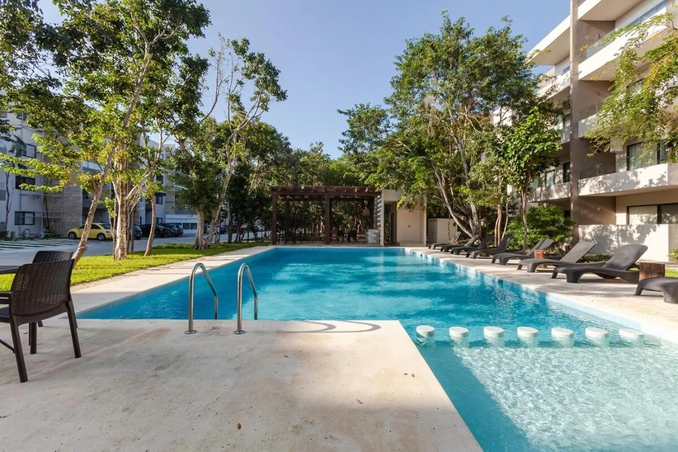 Modern Condo Wifi 200Mb, 2 Gyms, 6Pools, Balcony Playa del Carmen 0*,